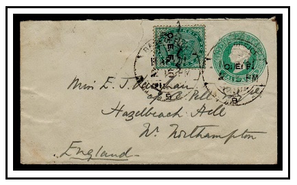 INDIA - 1901 1/2a green 