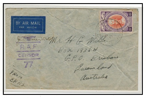 MALAYA - 1941 25c rate 