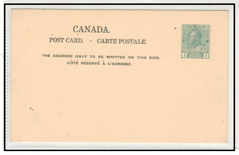 CANADA - 1930 1/2c green PSC unused.  H&G 103.