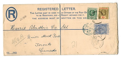 ST.KITTS - 1903 2d RPSE (size H2) uprated to Canada.  H&G 1c.