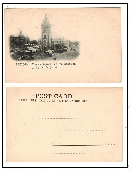 TRANSVAAL - 1901 (circa) unused postcard depicting 