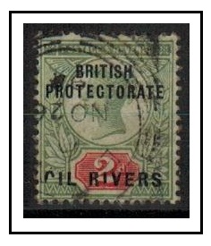 NIGER COAST - 1892 2d fine used with 