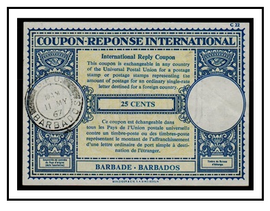 BARBADOS - 1967 issued 25c 