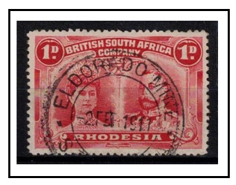 RHODESIA - 1910 1d 