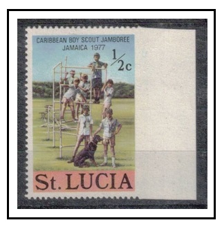 ST.LUCIA - 1977 1/2c 