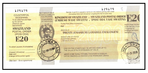 SWAZILAND - 2006 issued E20 