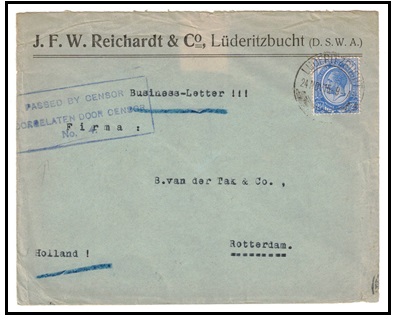 SOUTH WEST AFRICA - 1915 2 1/2d rate 