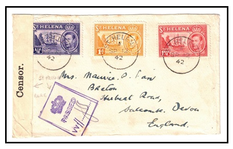 ST.HELENA - 1941 3d rate 