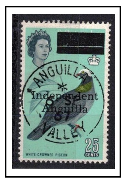 ANGUILLA - 1967 25c  