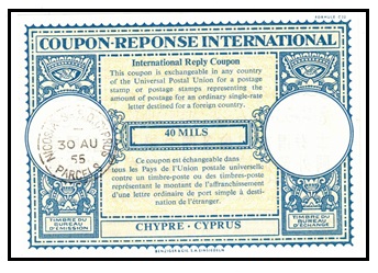 CYPRUS - 1955 40m 