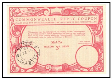 MALTA - 1958 3d 