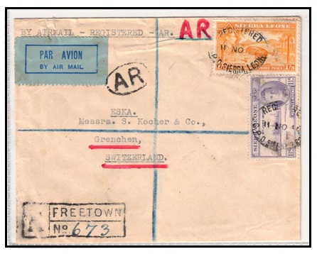 SIERRA LEONE - 1946 registered 