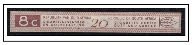 SOUTH AFRICA - 1960 (circa) 8c brown 