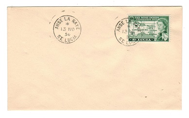 ST.LUCIA - 1958 unaddressed cover from ANSE LA RAYE.