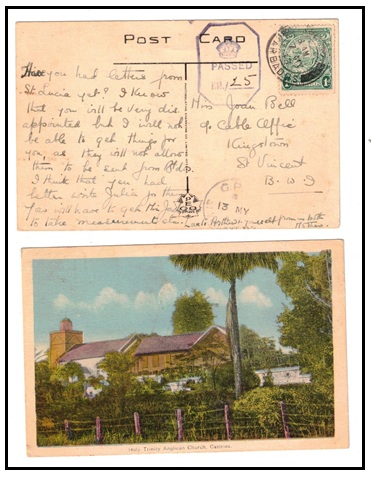 BARBADOS - 1943 1d rate 