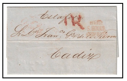 GIBRALTAR - 1854 stampless 
