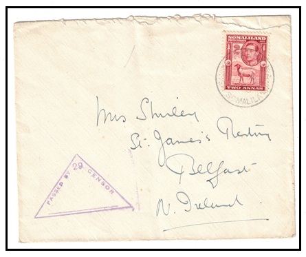 SOMALILAND - 1940 2a rate 