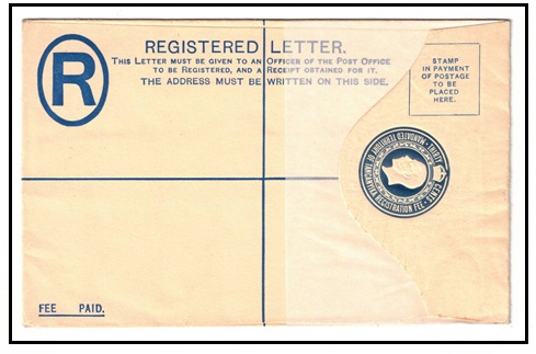 TANGANYIKA - 1927 30c blue RPSE unused with 