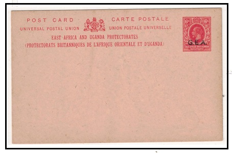 TANGANYIKA - 1917 6c carmine PSC overprinted 