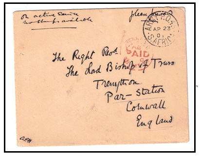 ORANGE RIVER COLONY - 1801 Stampless 