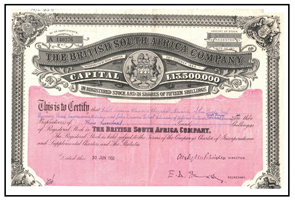 RHODESIA - 1955 dated 