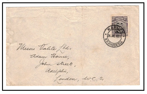 RHODESIA - 1923 2d 