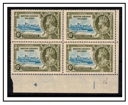 SOLOMON ISLANDS - 1936 6d 