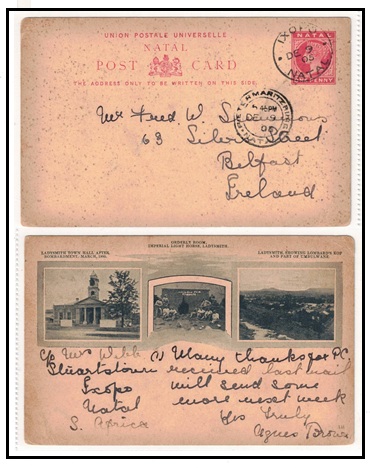 NATAL - 1893 1d carmine 