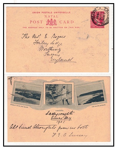 NATAL - 1893 1d carmine 