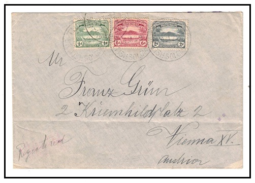 SOLOMON ISLANDS - 1923 2d,6d and 1/- 