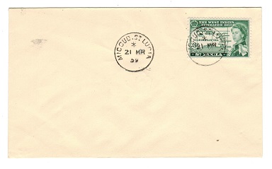 ST.LUCIA - 1959 unaddressed cover from MICOUD.