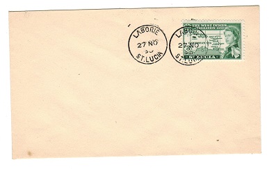 ST.LUCIA - 1958 unaddressed cover from LABORIE.