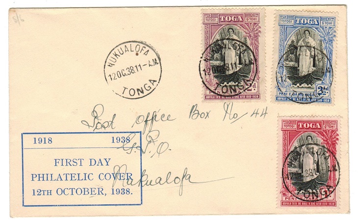 TONGA - 1938 