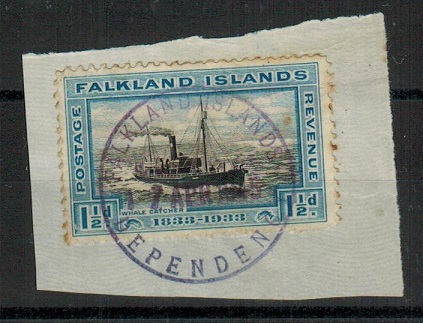 FALKLAND ISLANDS - 1933 1 1/2d 