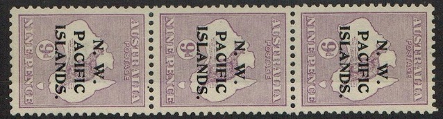 NEW GUINEA (N.W.P.I.) - 1915 9d violet 