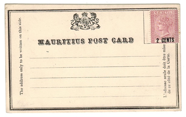 MAURITIUS - 1879 2c claret 