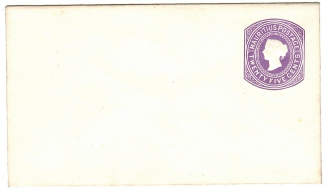 MAURITIUS - 1878 25c violet PSE unused.  H&G 10.