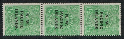 NEW GUINEA (N.W.P.I.) - 1915 1/2d green mint 
