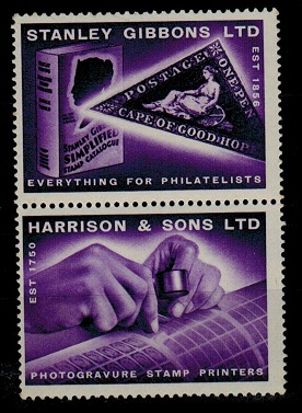 COLONIAL PROOFS AND ESSAYS - 1956 (circa) Stanley Gibbons printers sample pair.