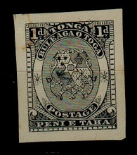 TONGA - 1891 1d 