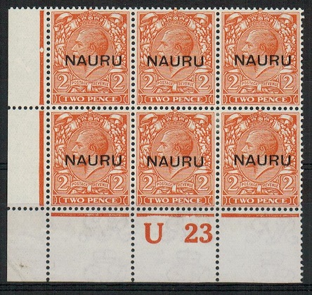 NAURU - 1923 2d (die II) mint 