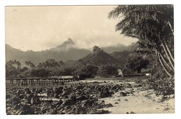 COOK ISLANDS - 1920 (circa) unused postcard depicting 