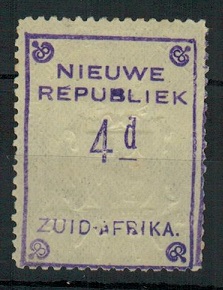 NEW REPUBLIC - 1886 4d violet (arms) mint.  SG 80.