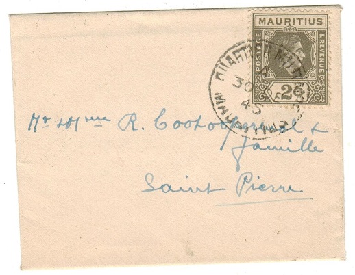MAURITIUS - 1945 LOCAL miniature 