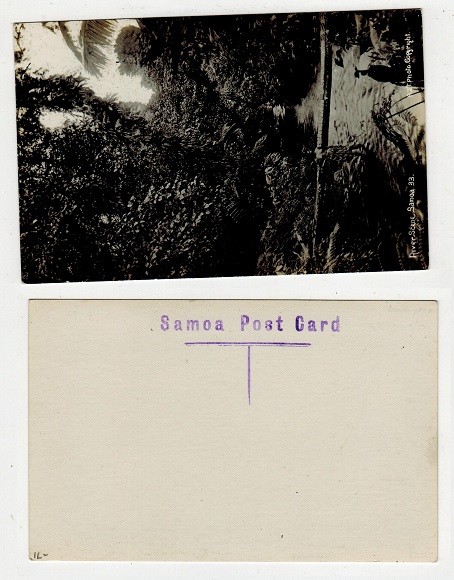 SAMOA - 1920 (circa) unused postcard.