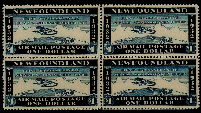 NEWFOUNDLAND - 1932 $1 blue 