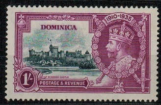 DOMINICA - 1935 1/- 
