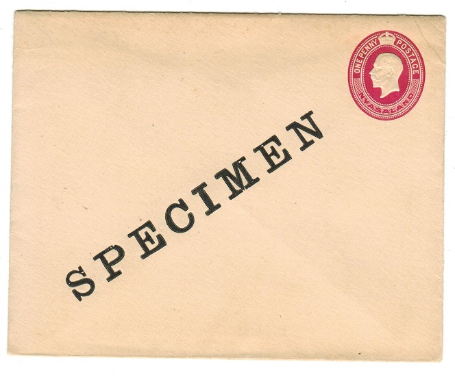 NYASALAND - 1916 1d carmine PSE unused SPECIMEN.  H&G 2.