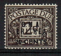 B.O.F.I.C. (Eritrea) - 1948 20c on 2d agate mint with MISSING STOP AFTER A.  SG ED3a.