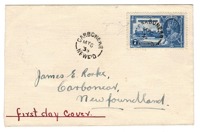 NEWFOUNDLAND - 1935 7c blue 
